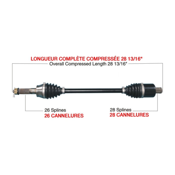 KimpexHD - Complete HD Axle (POL-6039HDK)