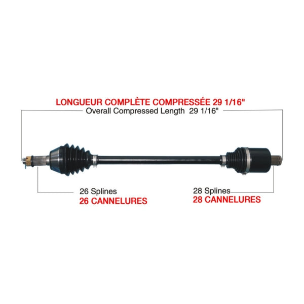 KimpexHD - Complete HD Axle (POL-6043HDK)