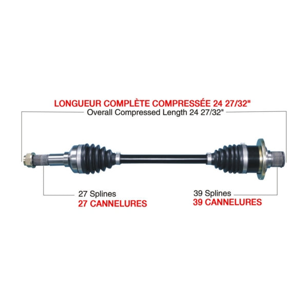 KimpexHD - Complete HD Axle (YAM-6024HDK)