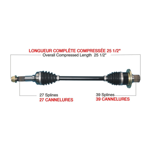 KimpexHD - Complete HD Axle (YAM-6026HDK)