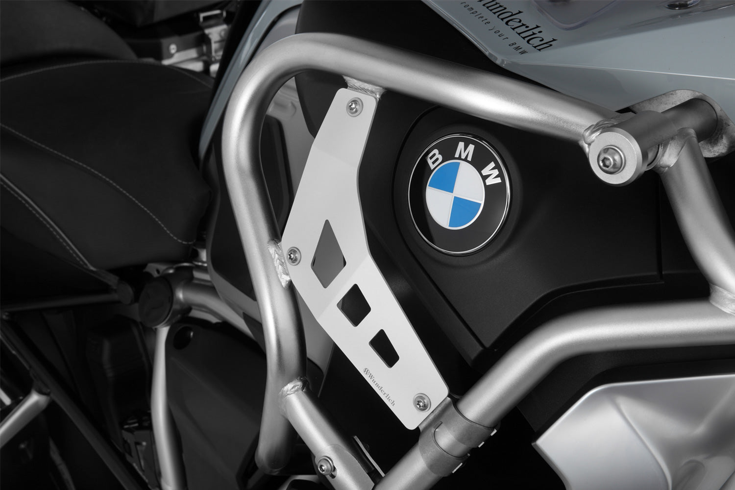 Wunderlich filler plates for tank protection bar extension R 1250 GS Adventure - complete your BMW ✔ Premium components ✔