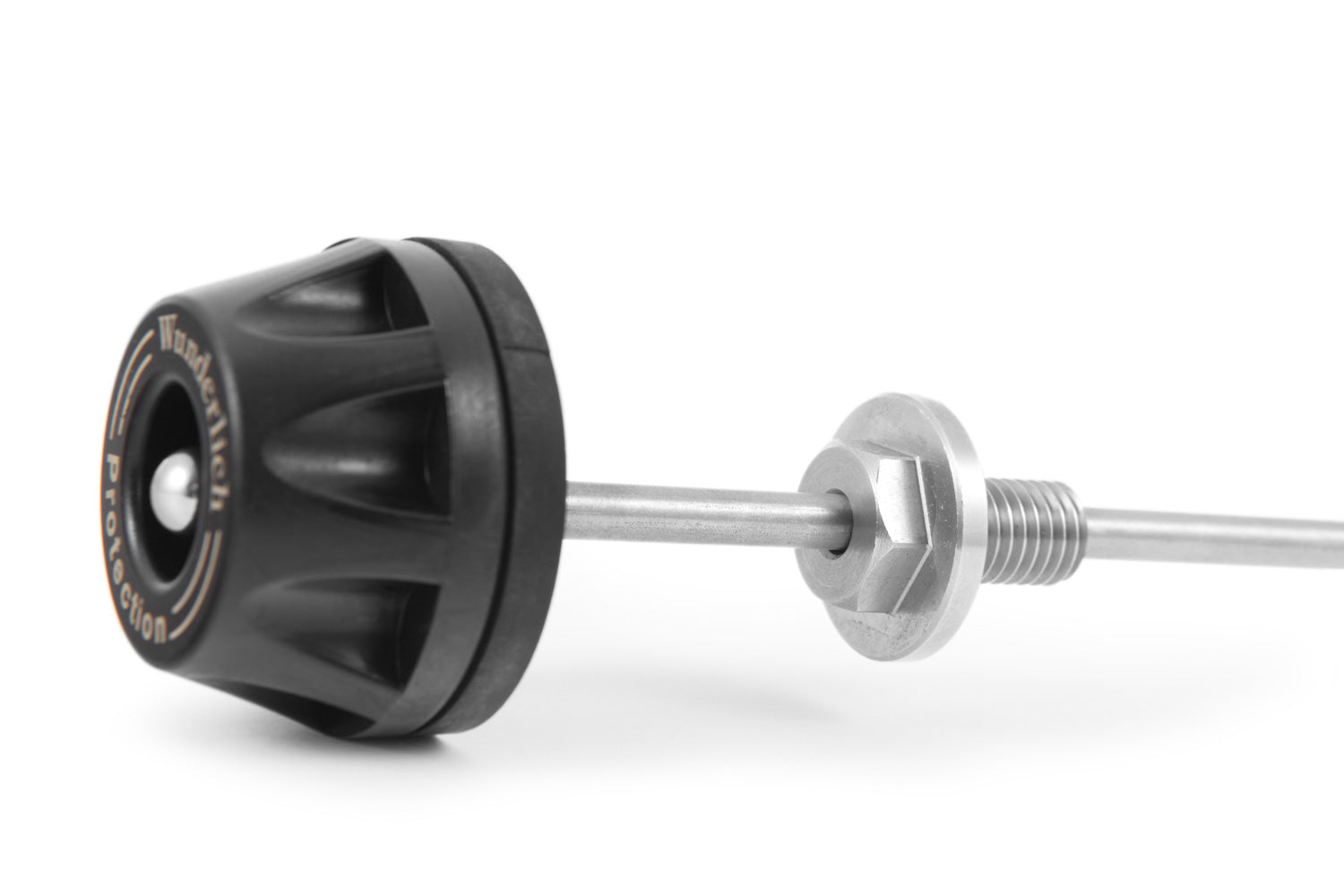 DoubleShock axle protection pads now also keep the front fork a safe distance from the asphalt and help prevent serious damage 