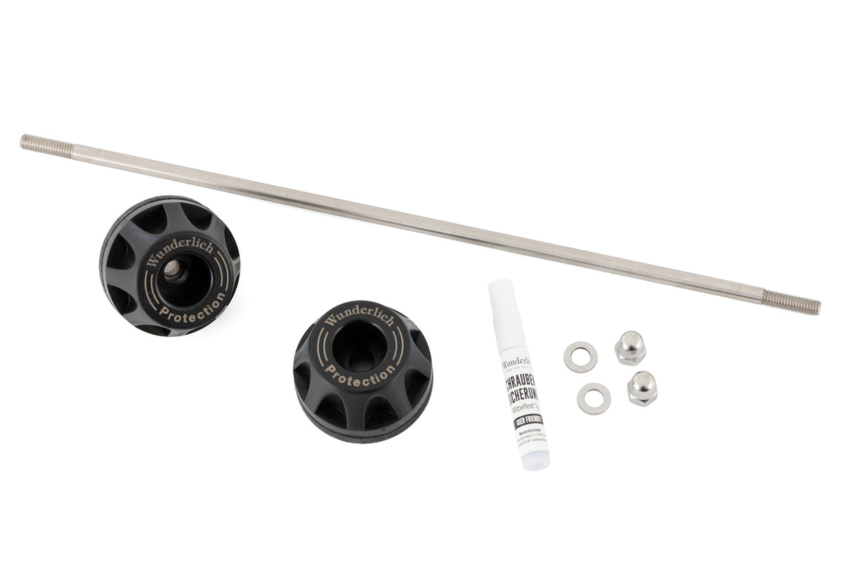 DoubleShock axle crash pads now also keep the forks a safe distance from the asphalt and help prevent serious damage in the long term.