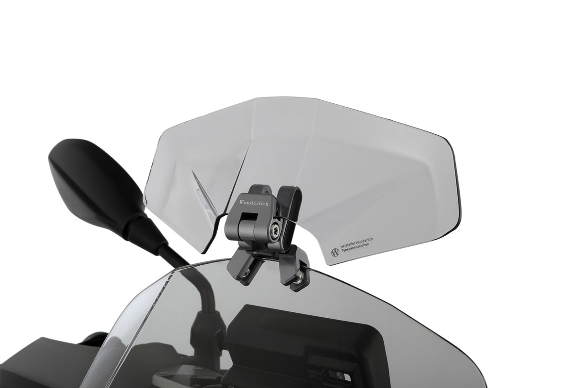 Wunderlich Vario-Ergo windshield Deflector+ 3D+ for bmw r1200gs lc from Wunderlich, perfect customised windprotection for your windshield.