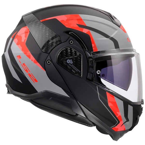 LS2-HELM ADVANT II GLIDE MAT BK/GY/RD 3XL 5691024313XL 694214178929
