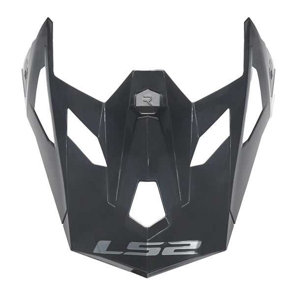 LS2-PEAK X-FORCE CARB SOLID GLOSS BK 04-198 