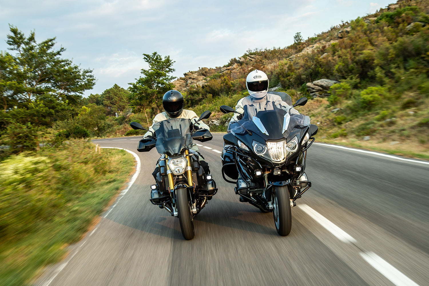 The housing protection made of anodised aluminium nestles against the engine housing and protects it reliably 