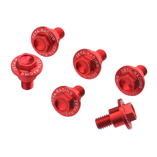DRC/Zeta/Unit-FORK GUARD BOLT SET RD KTM QTY6 ZE88-9502 4547836418303