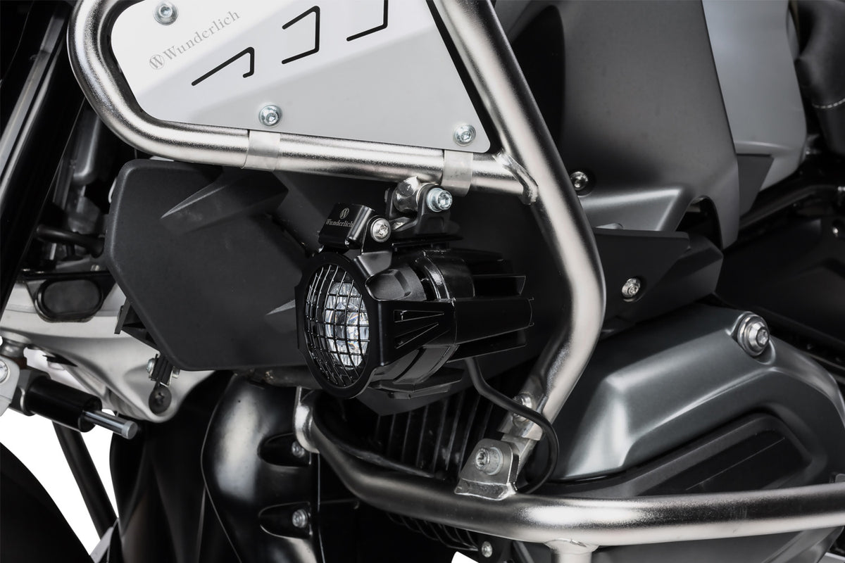 Wunderlich auxiliary light protection grille for BMW R 1200 GS LC  protects even from violent impacts.