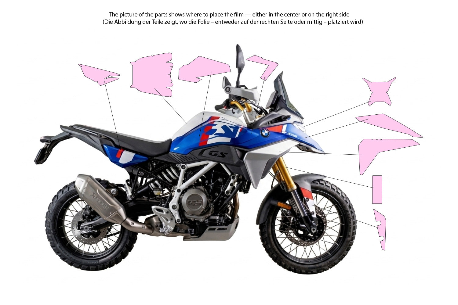 Wunderlich - Complete Paint Protection Film Set for F 450 GS