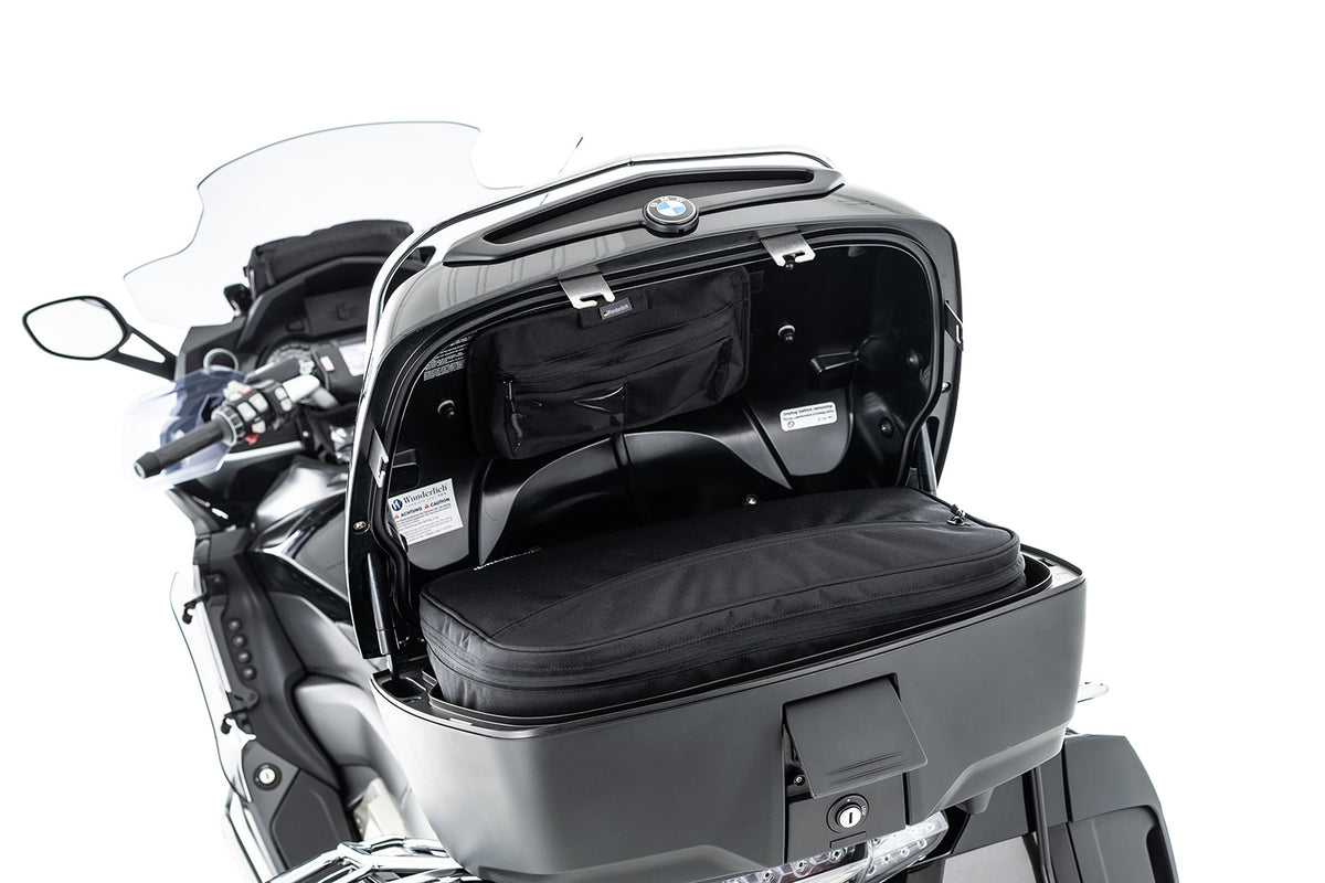 Our robust black CORDURA® inner pockets for top cases are perfectly crafted and leave nothing to be desired
