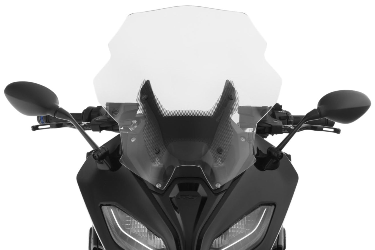 The qualities of this windshield are best felt after a long day's riding on your BMW