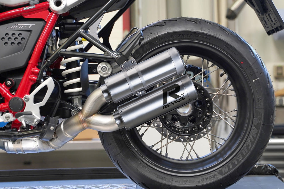 Remus - Mesh Matte Double Silencer Incl. Connection Pipe