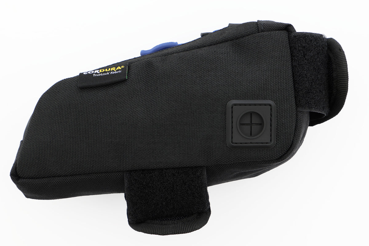 Two functional, cleverly arranged bags - designed specifically to fit the wind deflectors