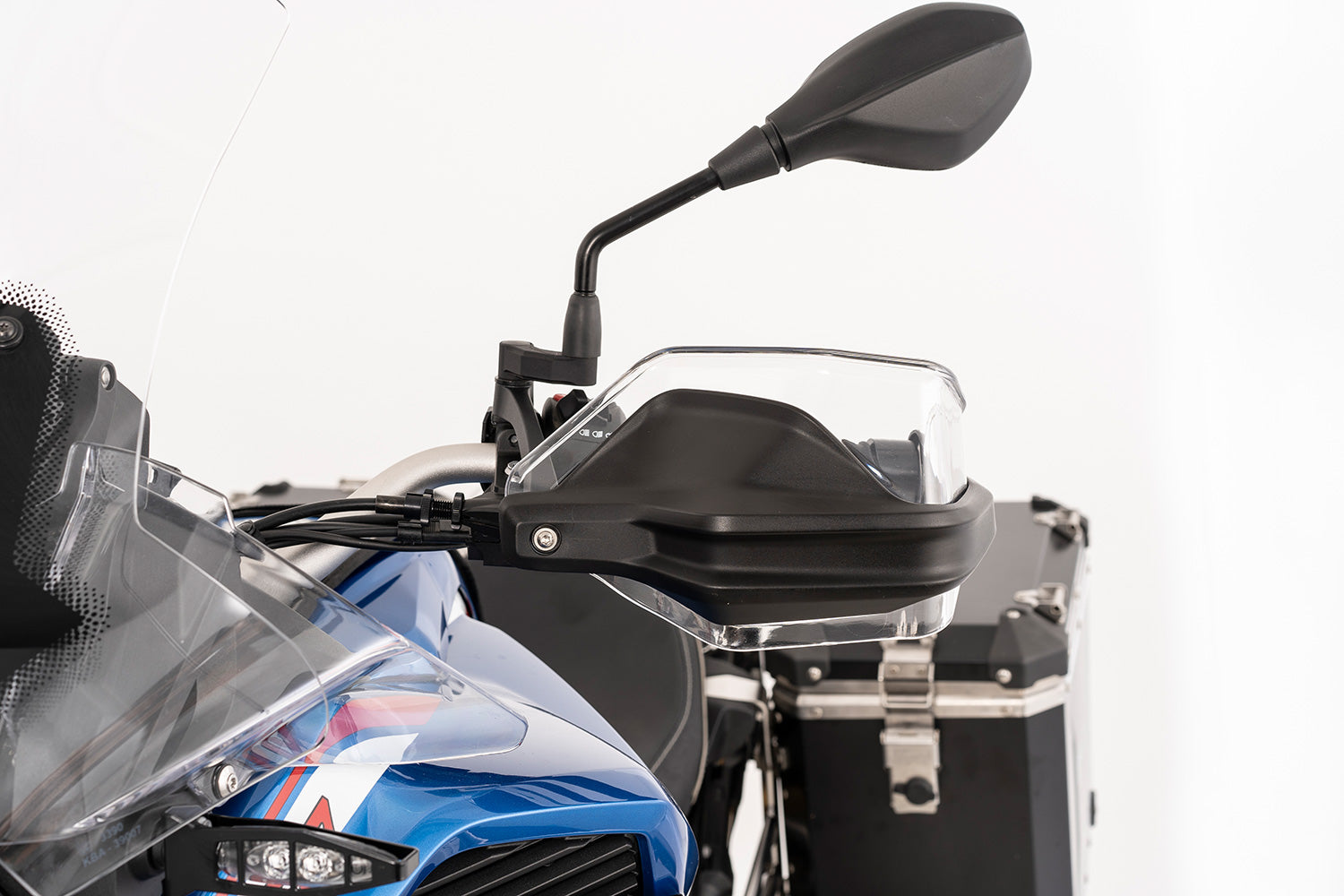 Our hand guard extension significantly enlarges the protective zone of the original protectors
