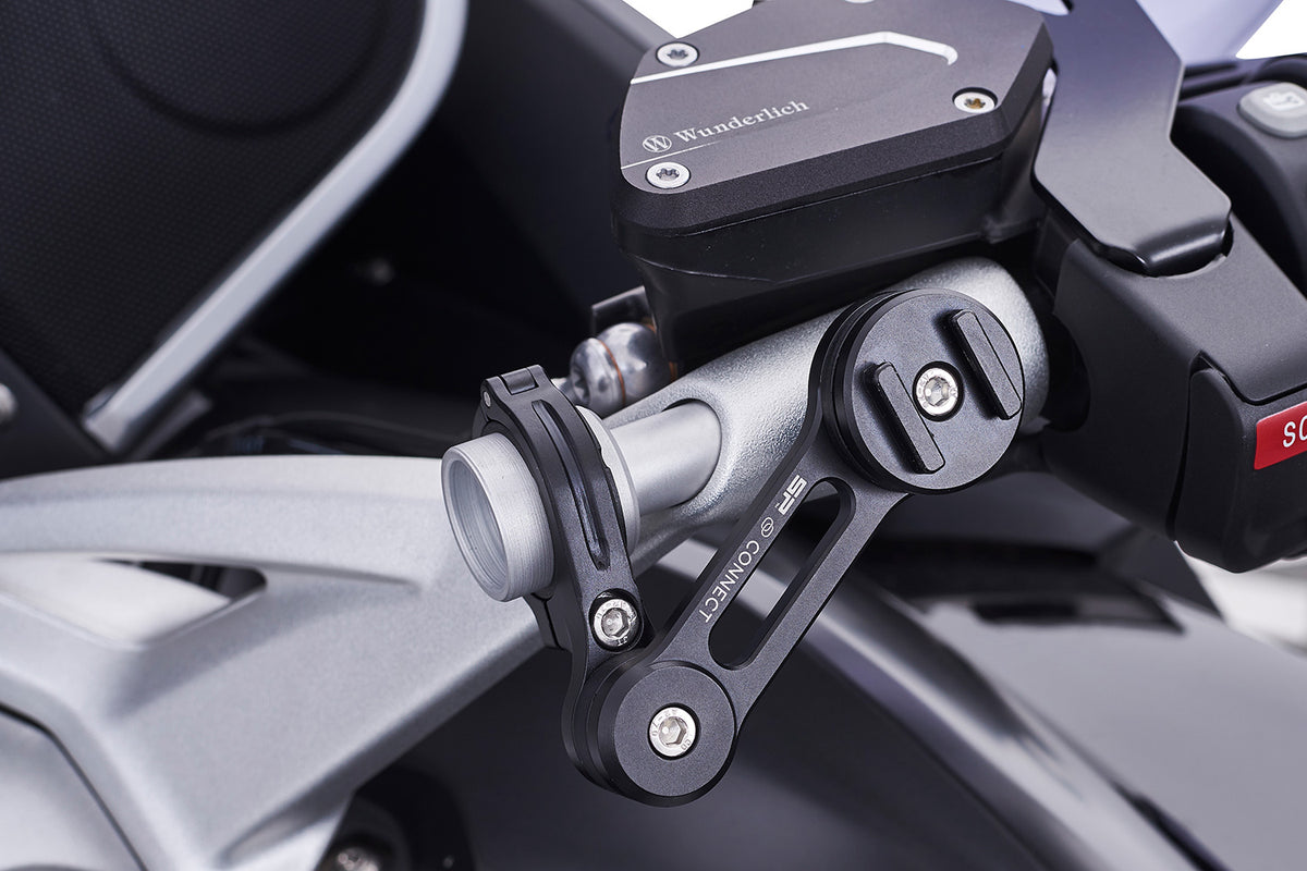 This adapter lengthens the handlebar mount to the middle of the fork brace. ✔ Premium components ✔ Integrated design