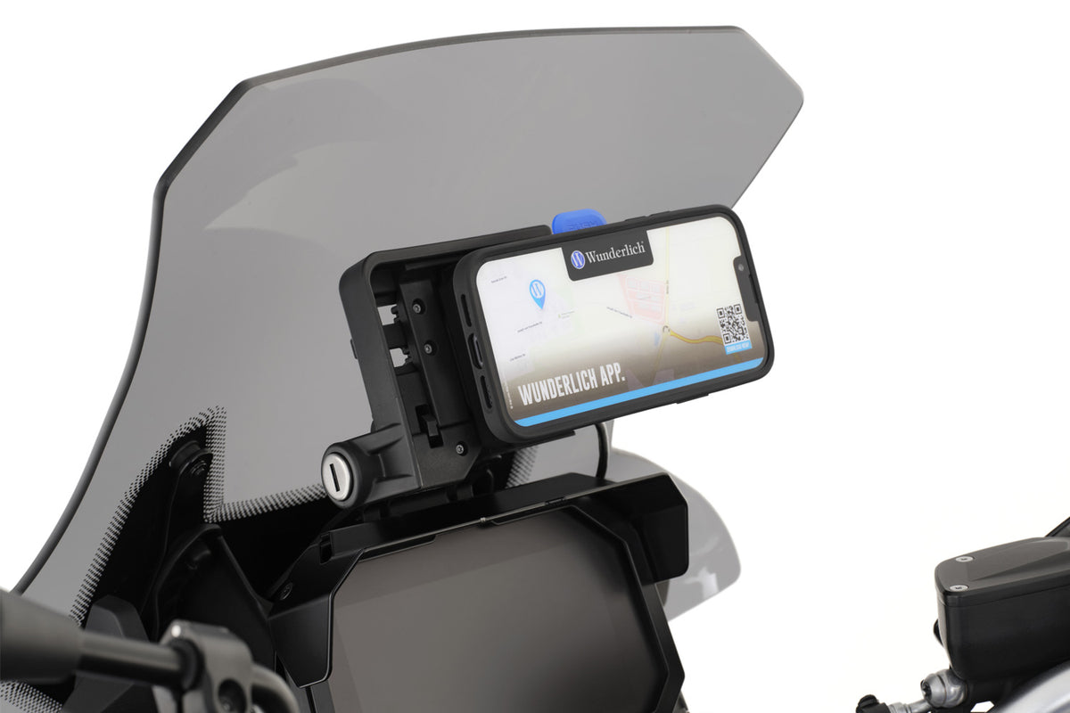 Wunderlich USB Charging Box with Quad Lock Adapter - complete your BMW ✔ Premium components ✔ Integrated design ➜ Order now