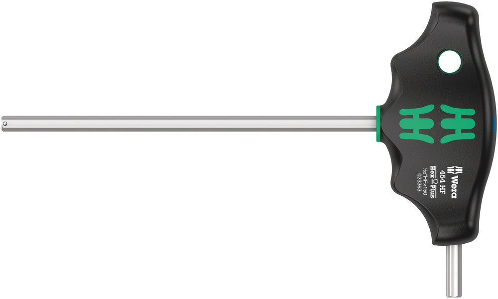Wera Tools - 454 HF T-handle hexagon screwdriver Hex-Plus with holding function, imperial