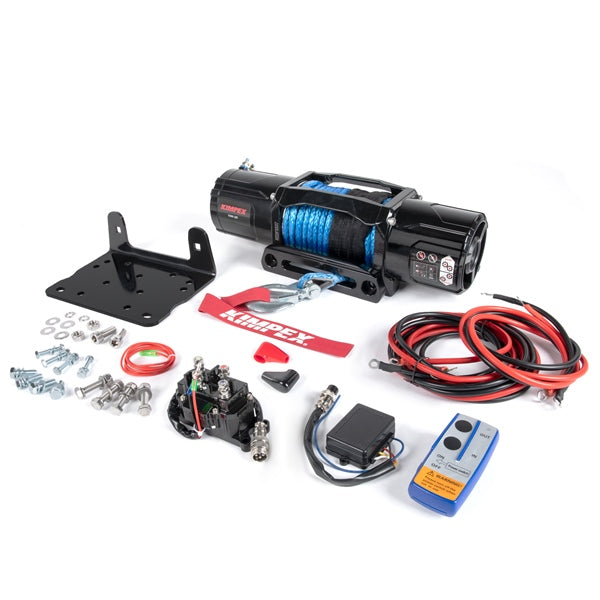Kimpex-WINCH IP 67 5500 SYNT ROPE W/ACCESS EWV5500SR 