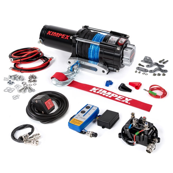 Kimpex-WINCH IP 67 3500 SYNT ROPE W/ACCESS EWP3500SR 779423241146