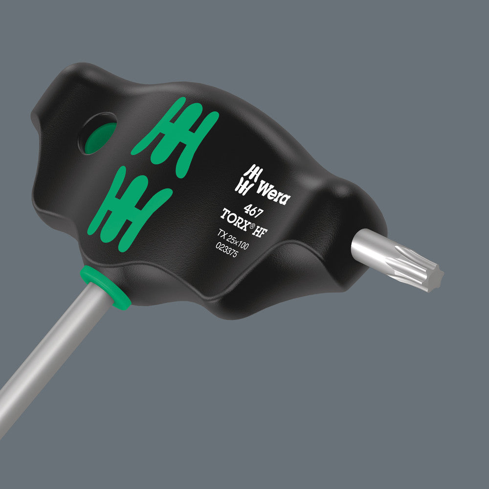 Wera Tools - 467/7 TORX® HF Set 1 screwdriver set T-handle TORX® screwdrivers with holding function