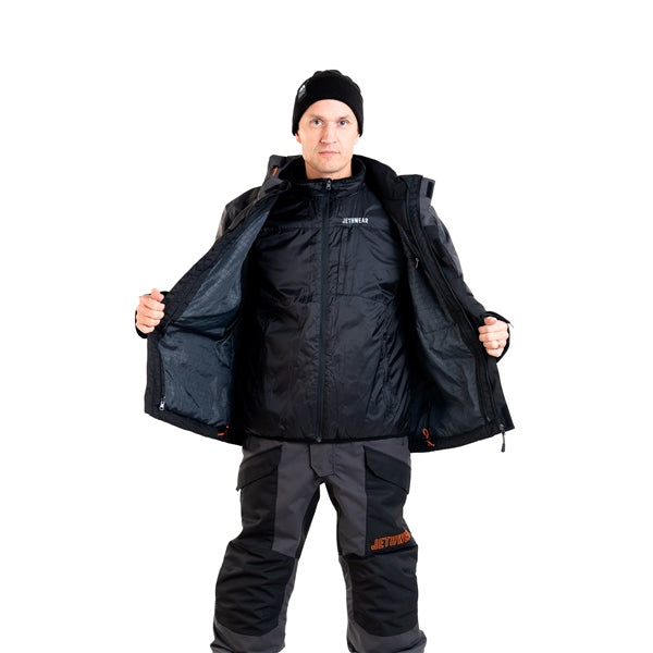 Jethwear-JACKET ADAPT 3IN1 BK/IRON/OG 2XL J25153-025-XXL 7340107561091