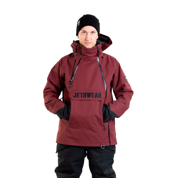 Jethwear-JACKET FLIGHT ANORAK BURGUNDY 40G 4XL J2511-080-4XL 7340107561442