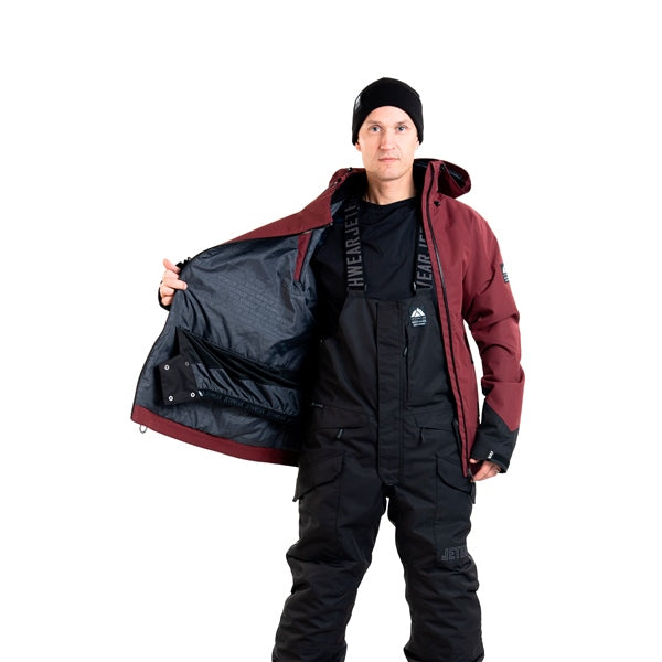 Jethwear-JACKET FLIGHT ANORAK BURGUNDY 40G 4XL J2511-080-4XL 7340107561442