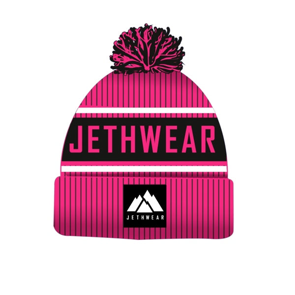 Jethwear-BEANIE POMPOM PI/BK J2545-071 7340107566621