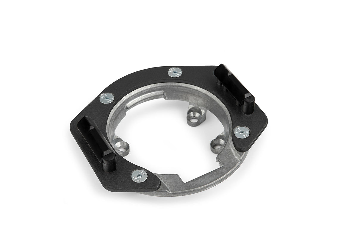 Tank ring bracket for secure attachment of CLICK BAGs with a single click