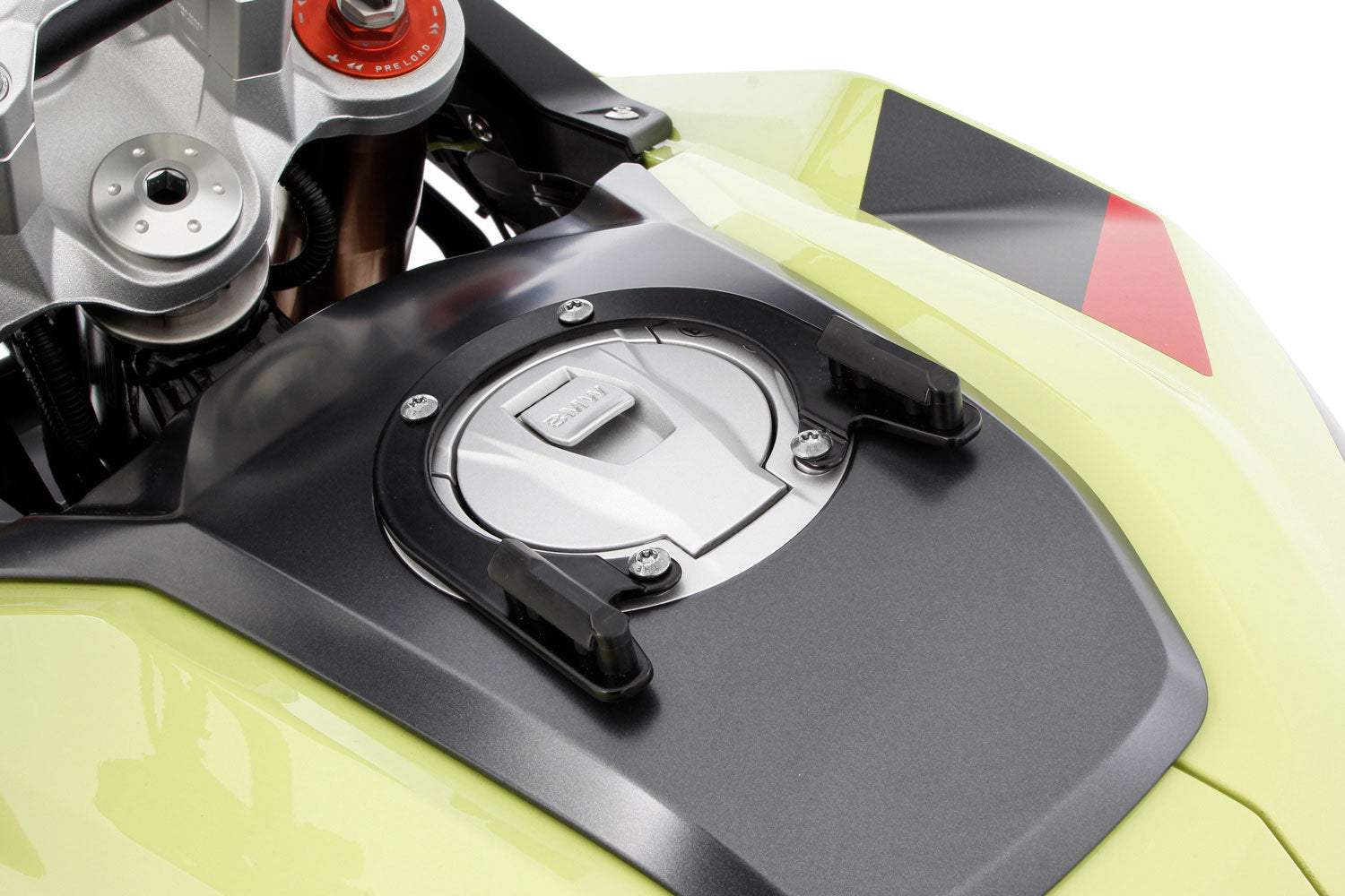 Tank ring bracket for secure attachment of CLICK BAGs with a single click - complete your BMW ✔ Premium components ✔ Integrated design ✔