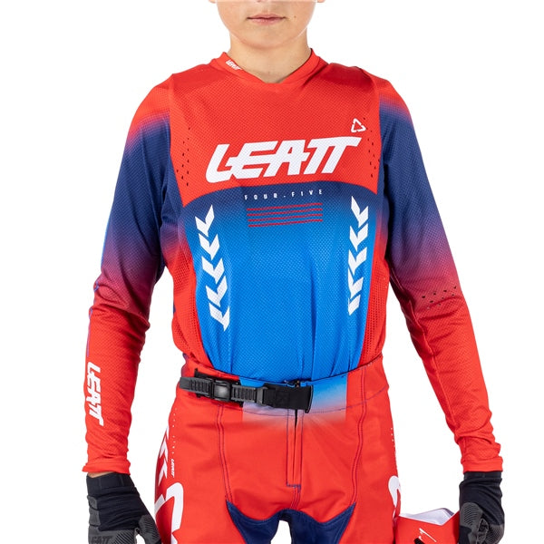 Leatt-JERSEY MOTO 4.5 JR BL/RD XL LEATT 5026000923 6009556544420