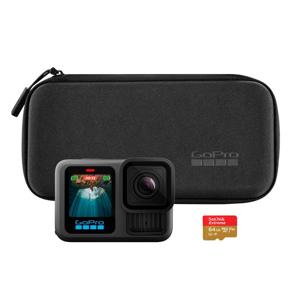 GoPro - HERO13 Black Camera Bundle with microSD card and case