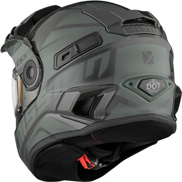 CKX-HELM MISSION EDL SPACE OLIVE NT GLOS 3XL 516377