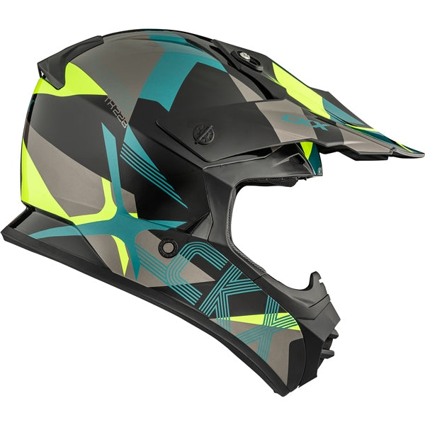 CKX-HELM TX228 LORD GR/HI-VIZ YE GLOSS XS 516501