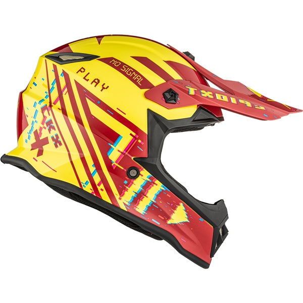 CKX-HELM TX019Y ERROR RD/YE MAT S CKX 518482 