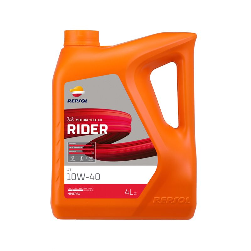 Repsol - Rider 4T Mineral Engine Oil - 10W40