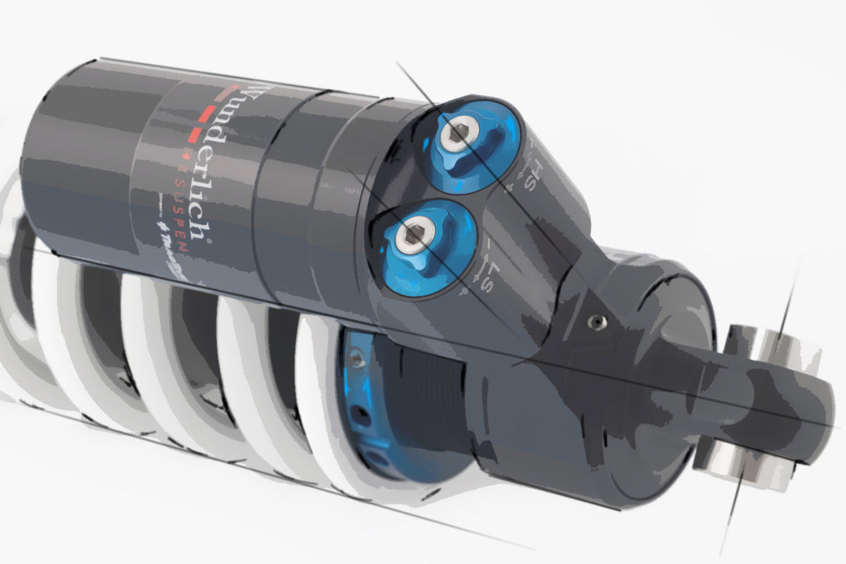 Wunderlich Suspension Shock absorber  S3 Adventure + HPA-57460-268