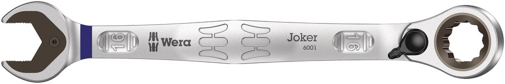 Wera Tools - 6001 Joker Switch Ratcheting combination wrenches, with switch lever