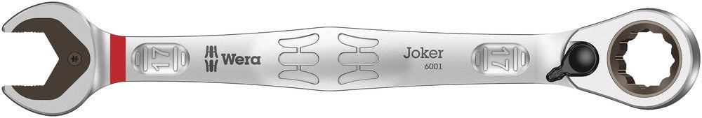 Wera Tools - 6001 Joker Switch Ratcheting combination wrenches, with switch lever