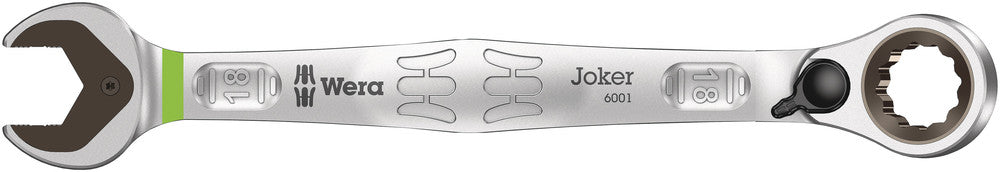 Wera Tools - 6001 Joker Switch Ratcheting combination wrenches, with switch lever
