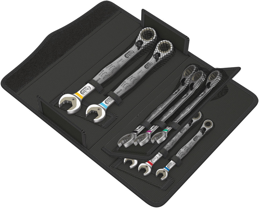 Wera Tools - 6001 Joker Switch 8 Imperial Set 1 Set of ratcheting combination wrenches, Imperial