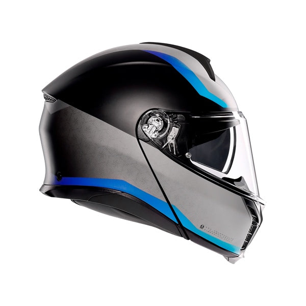 AGV-HELM T-MODULAR STRAY MAT BK/GY/BL 2XL 211251E2OY-103-XXL 8051019748775