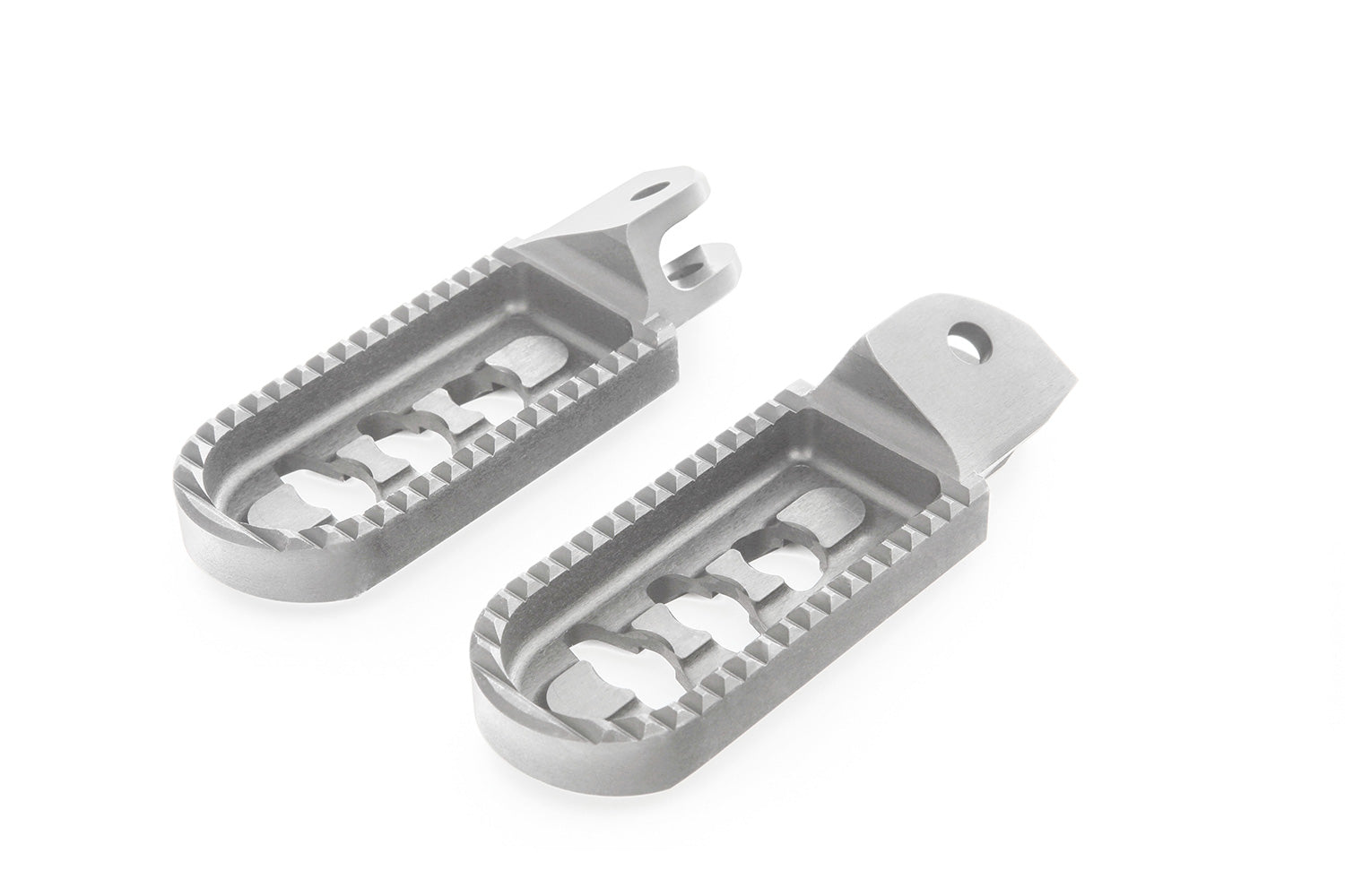 Produced from high-strength aluminium, the footrests are designed to handle even the heaviest loads