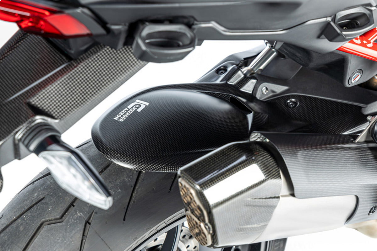 Ilmberger - Mudguard with Brake Line Cover Multistrada V4 Pikes Peak