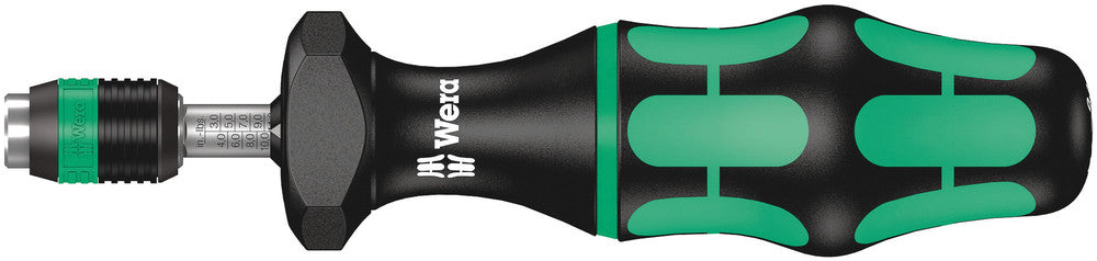 Wera Tools - Series 7400 Kraftform adjustable torque screwdrivers (2.5-29.0 in. lbs.) with Rapidaptor quick-release chuck