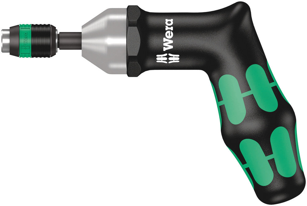 Wera Tools - 7400 series Kraftform Torque screwdrivers, with factory pre-set value (3.0-8.8 Nm) and Rapidaptor quick-release chuck, pistol handle