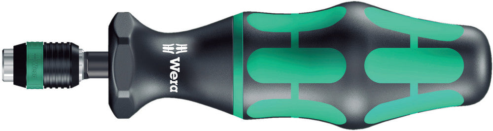 Wera Tools - 7400 series Kraftform Torque screwdrivers, with factory pre-set value (0.3-3.0 Nm) and Rapidaptor quick-release chuck, handle size 105 mm