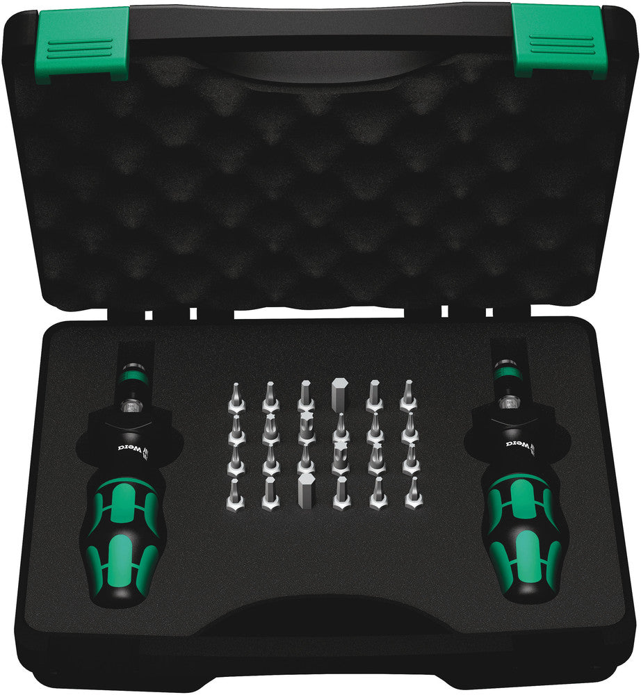 Wera Tools - 7440/41 Kraftform torque screwdriver set 0.3-3.0 Nm