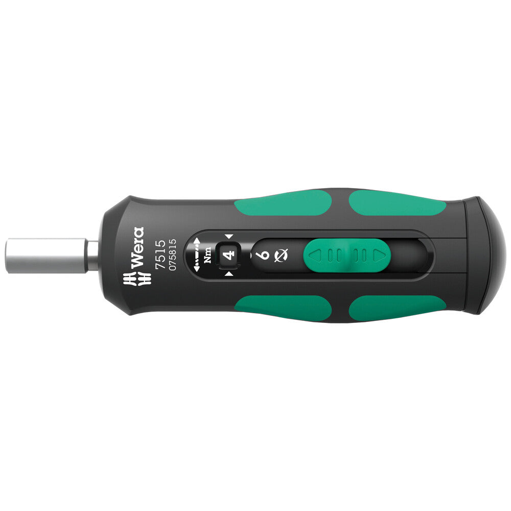 Wera Tools - 7515 Kraftform Safe-Torque Speed Torque screwdriver, 2-6 Nm